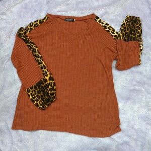 animal print Lanisen top, medium